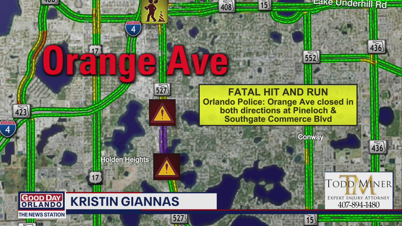 Fatal hit and run crash closes Orange Ave. in Orlando | FOX 35 Orlando