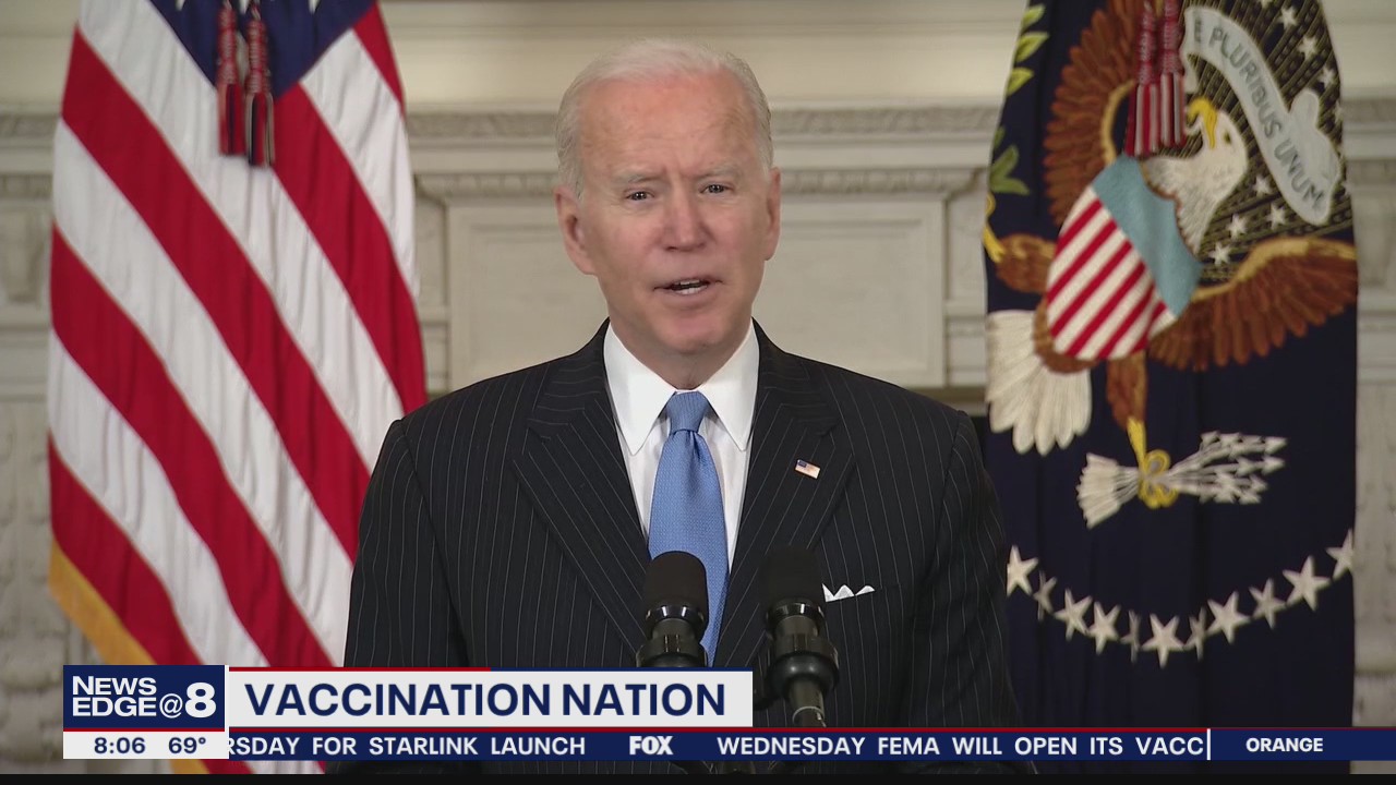 President says U.S. will have enough vaccine for every American by June