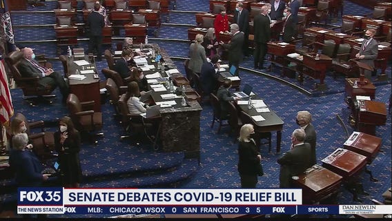 Senate debates COVID-19 relief bill