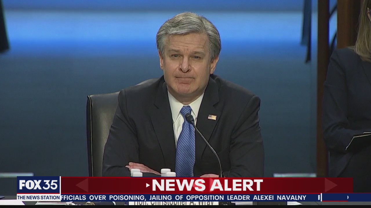 FBI Director Christopher Wray appear before Senate