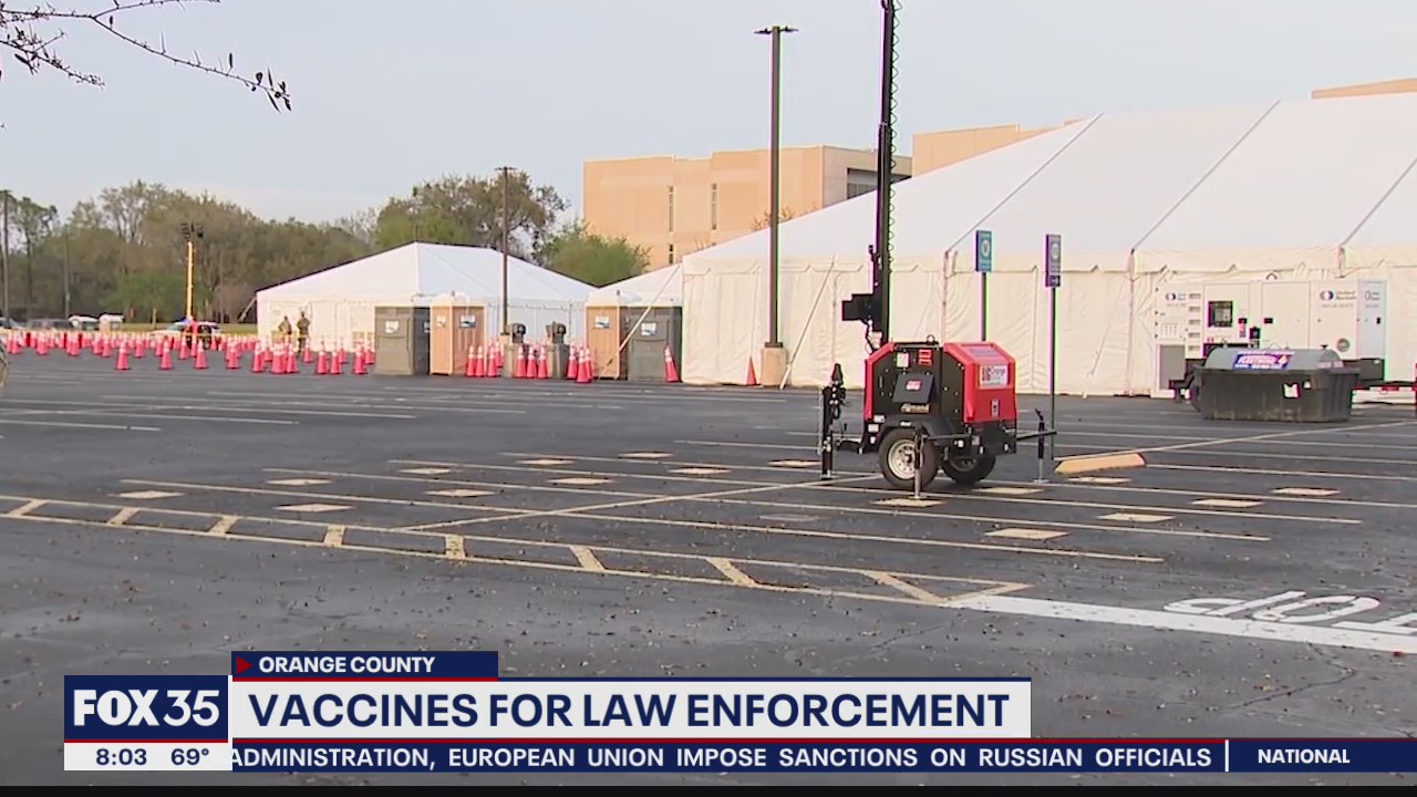 Federal vaccination site opens in Orlando on Wednesdy