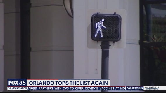 Orlando metro area ranked most deadly in nation for pedestrians