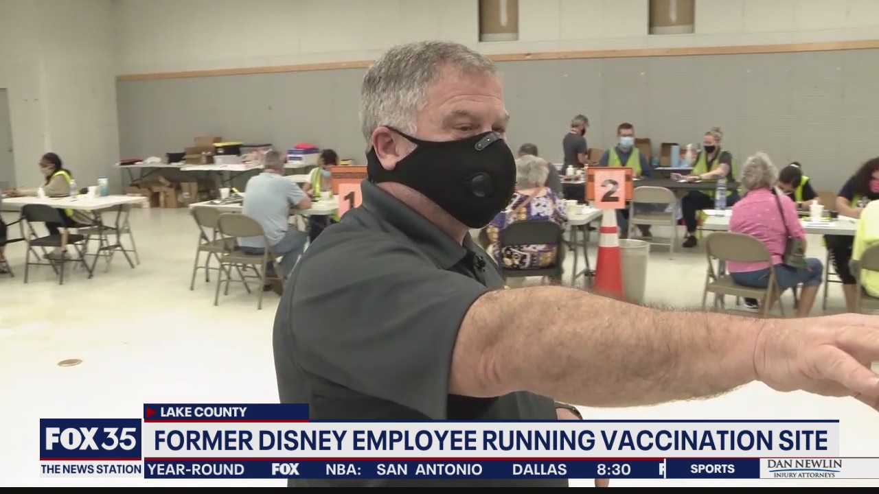 Former Disney employee running vaccination site