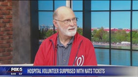 Pay It Forward: Hospital volunteer surprised with Nats tickets