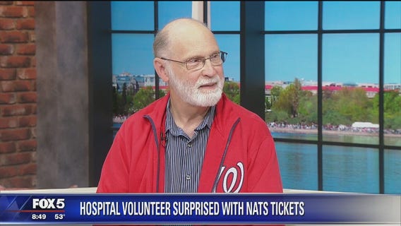 Pay It Forward: Hospital volunteer surprised with Nats tickets
