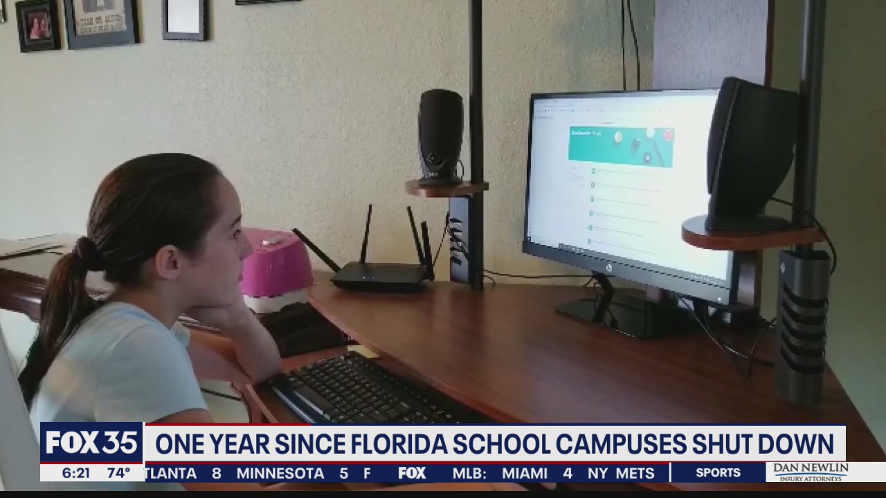 One year since Florida schools shut down