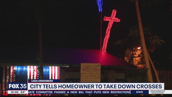 Winter Park tells homeowner to take down lighted cross