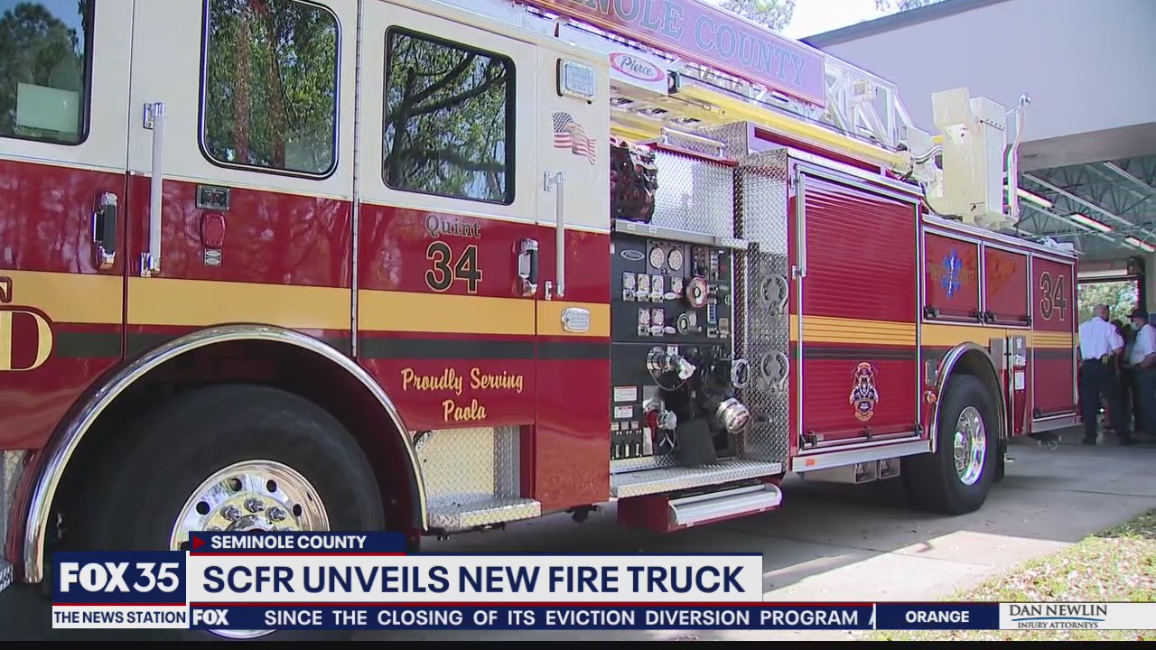 Seminole County unveils new fire truck