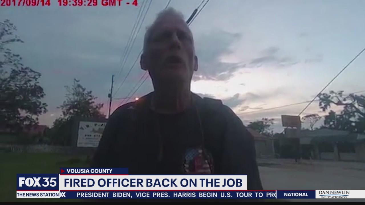 Fired DeLand police officer back on the job