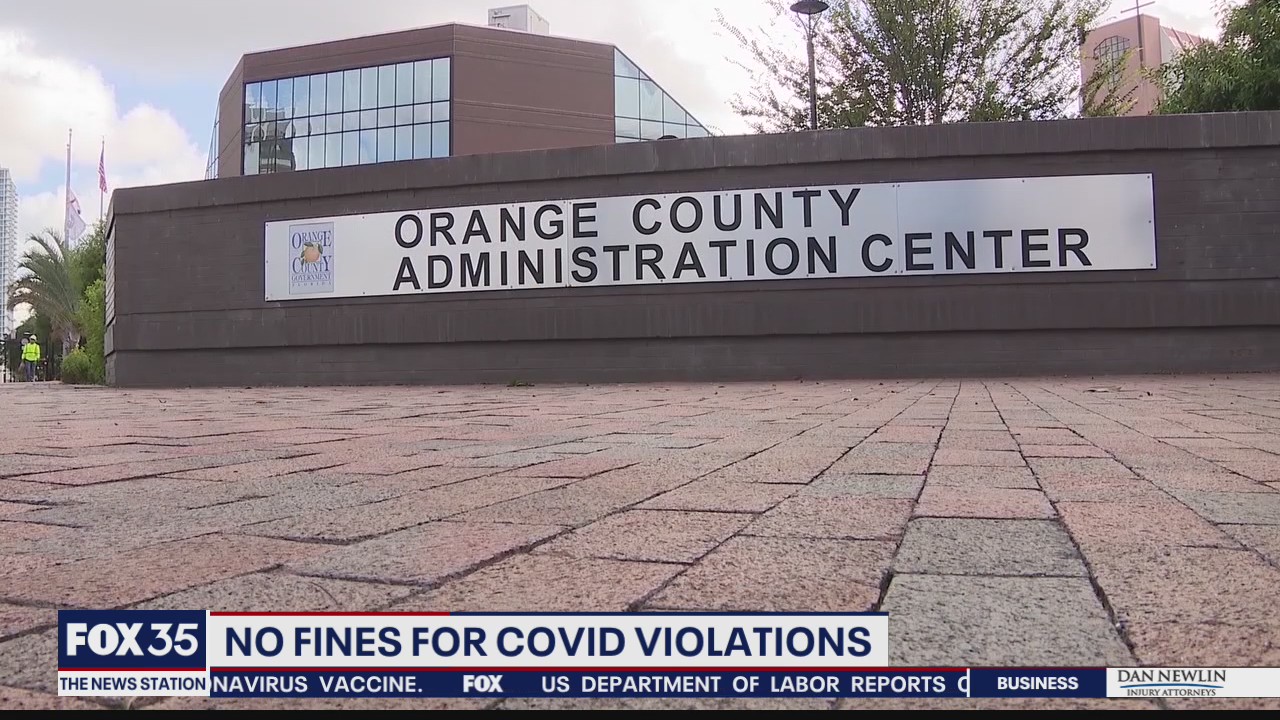 No fines for COVID safety violations