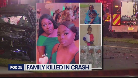 Family killed in crash