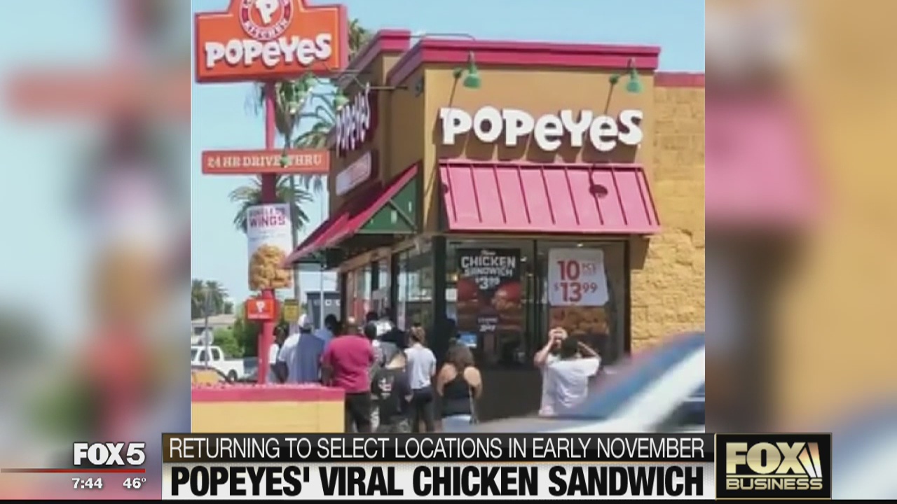 FOX Business Beat: Popeyes Chicken Sandwich Returning; Target Trick-or-Treat