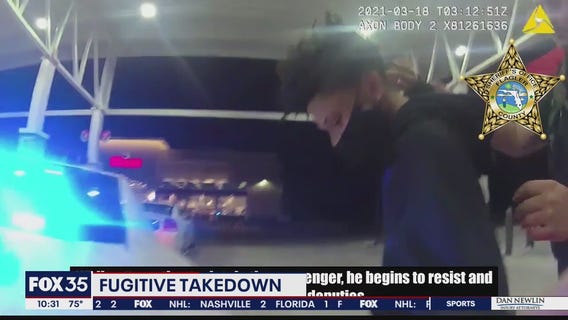 Video shows violent encounter between Flagler deputies, Georgia fugitive
