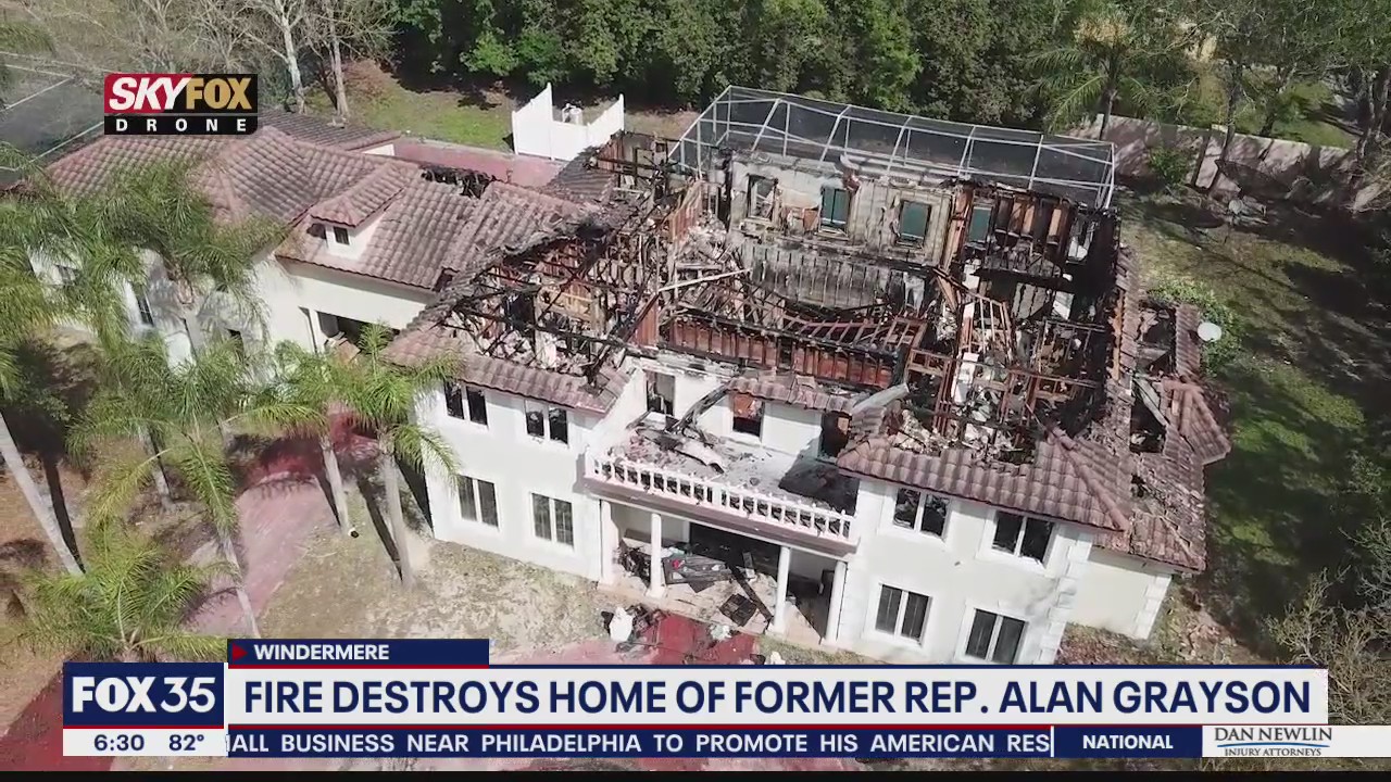 Fire destroys home of  former Congressman Alan Grayson