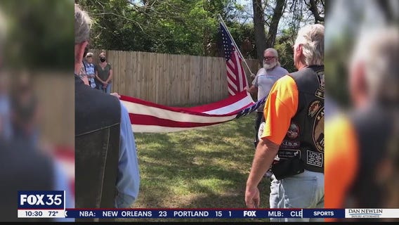 Veterans honor fellow veteran with special memorial service