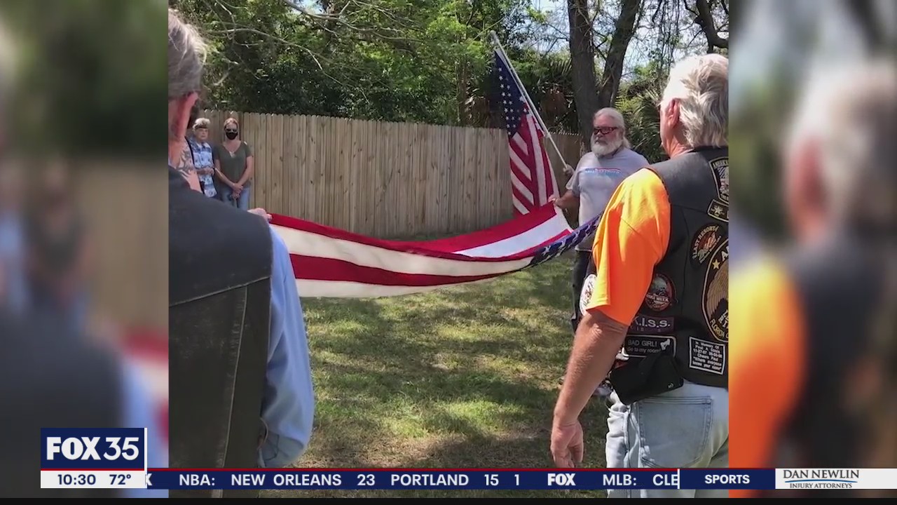 Veterans honor fellow veteran with special memorial service