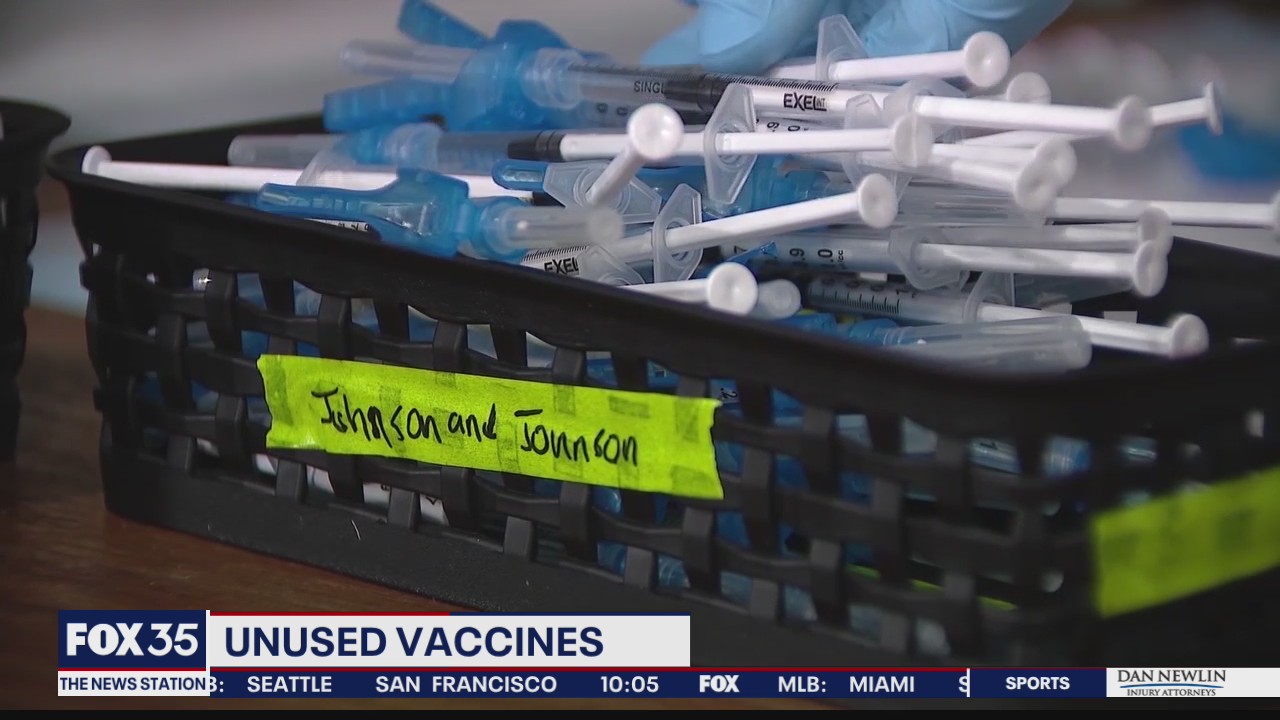 FEMA site says vaccines going unused