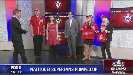 Nats fans talk World Series win at our Fox 5 studios