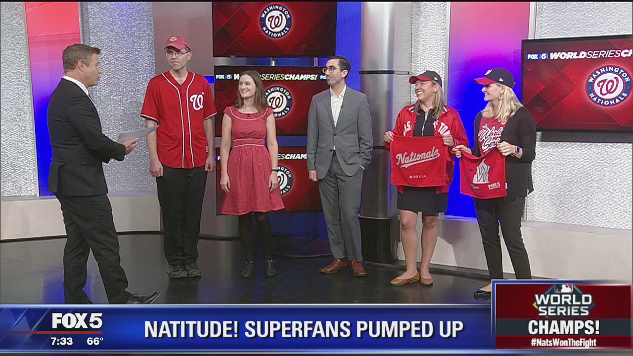 Nats fans talk World Series win at our Fox 5 studios