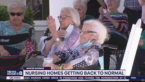 Nursing homes getting back to normal after vaccinations