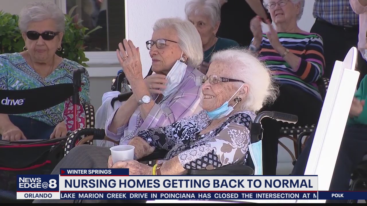 Nursing homes getting back to normal after vaccinations