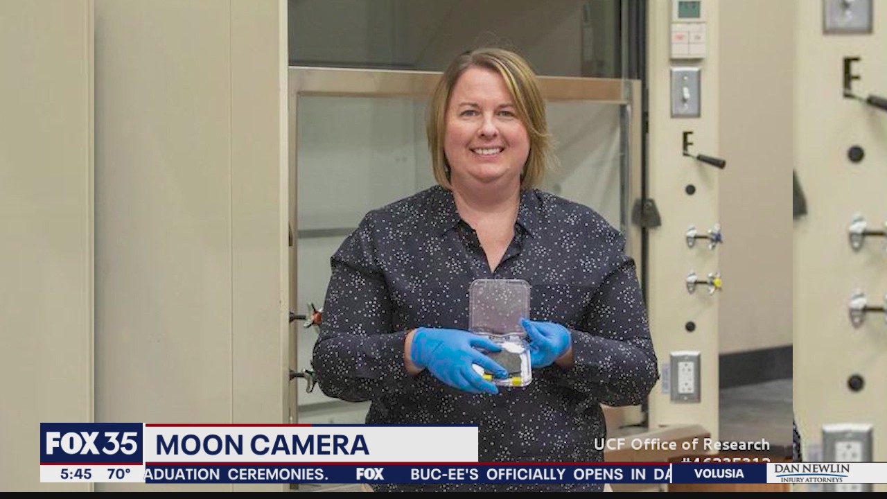 UCF professor teams up with NASA to create camera going to the moon