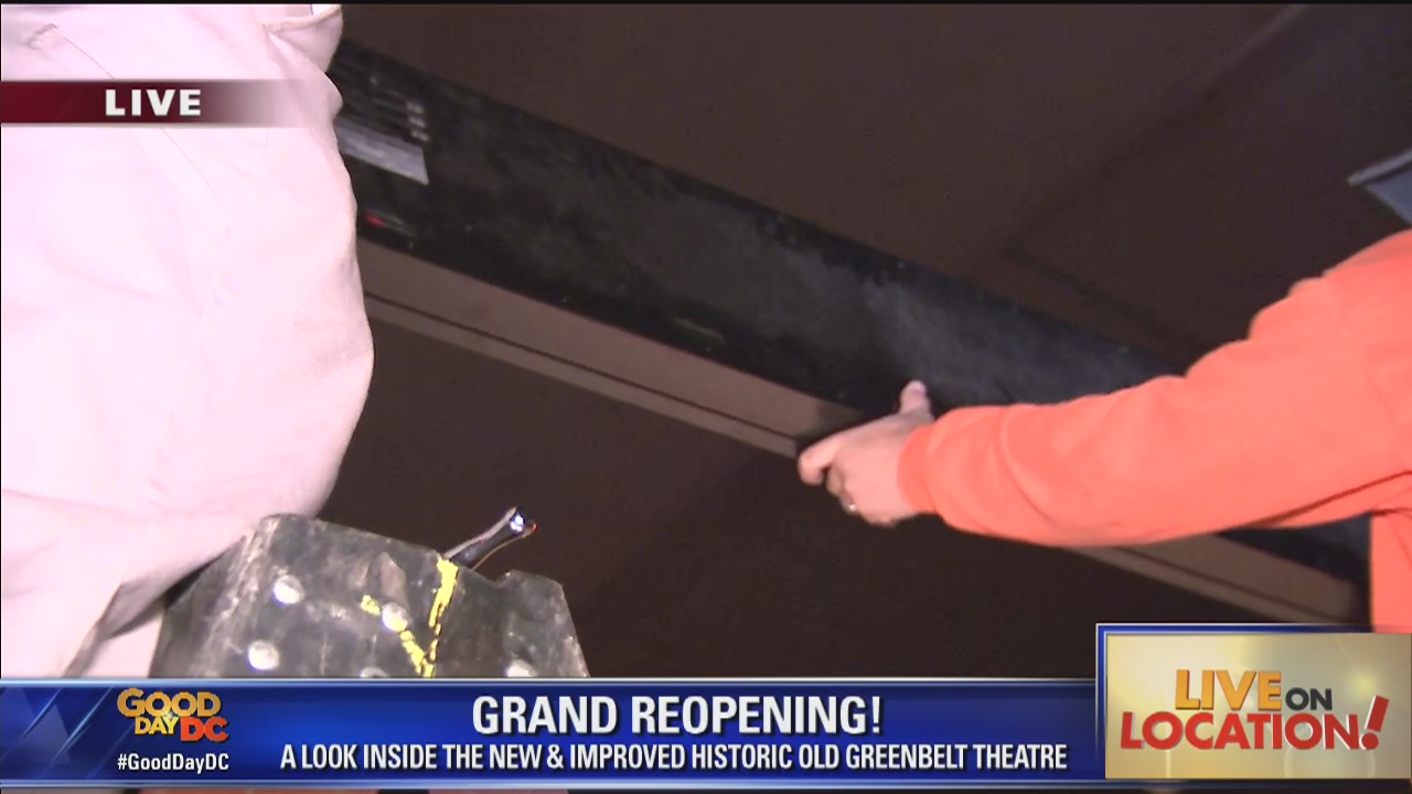 Final touches for historic Old Greenbelt Theatre renovation