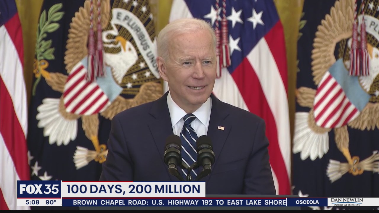 President Biden doubles COVID-19 vaccination goal