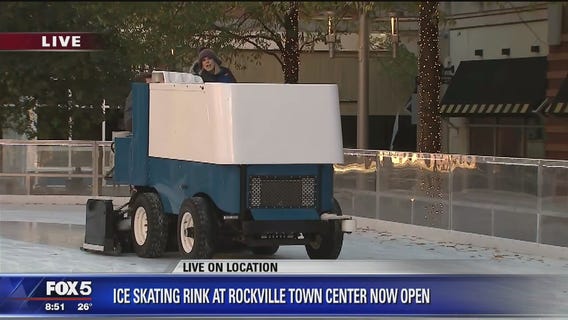 Keeping care of skates and ice at Rockville skating rink