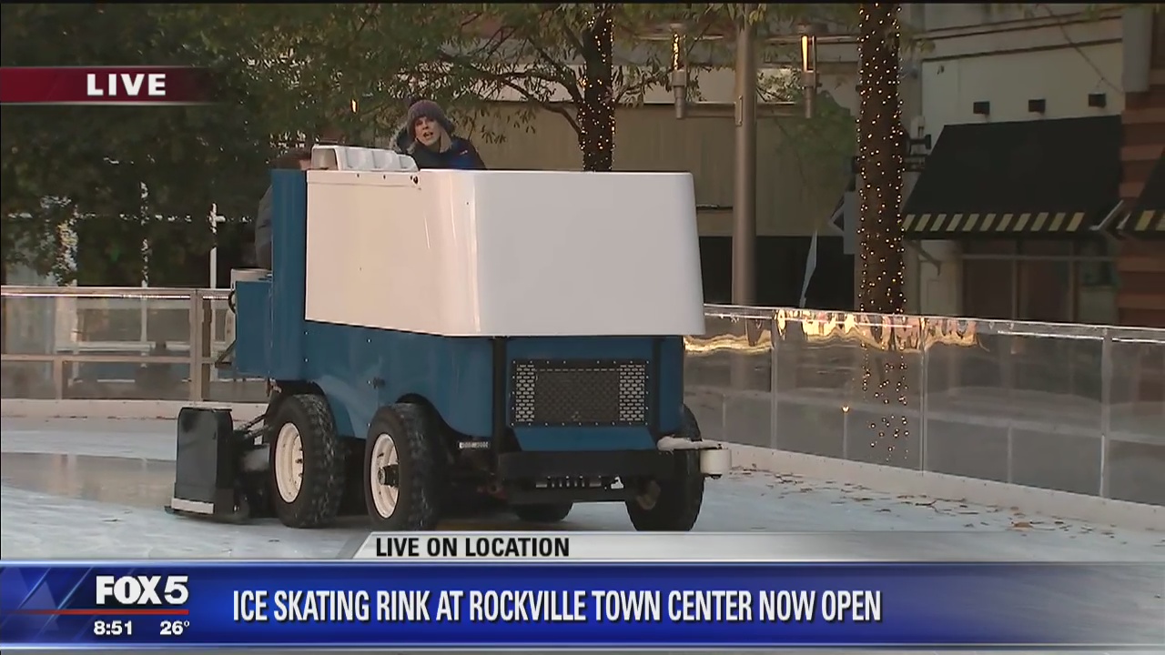 Keeping care of skates and ice at Rockville skating rink