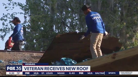 Veteran receives new roof