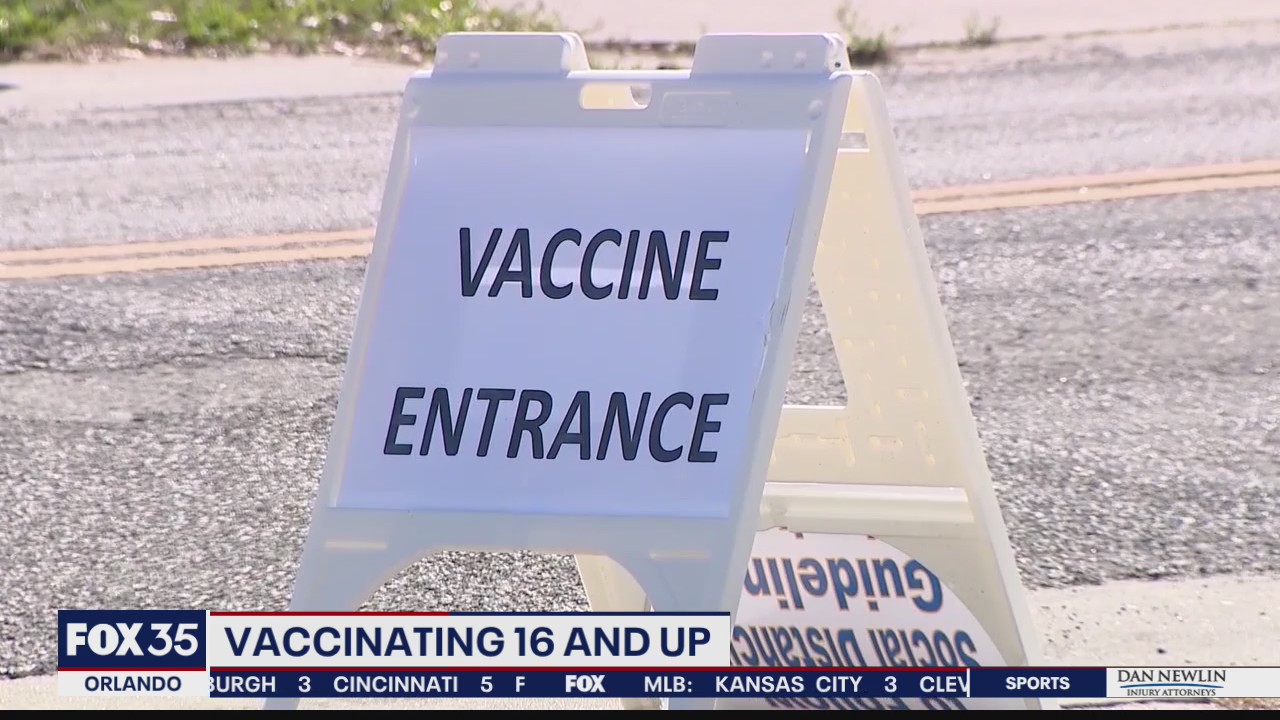 Vaccinating 16 and up in Florida