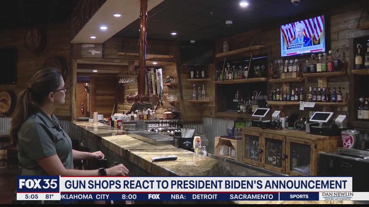Gun shop owner reacts to President Biden's executive action