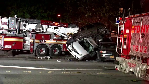 VIDEO: Aftermath of fire truck crash