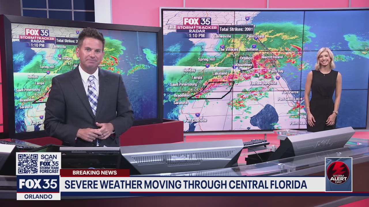 FOX 35 Storm Alert Day: Strong to severe storms in Central Florida ...