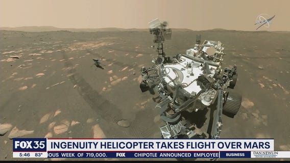 NASA's helicopter Ingenuity set for first test flight this weekend