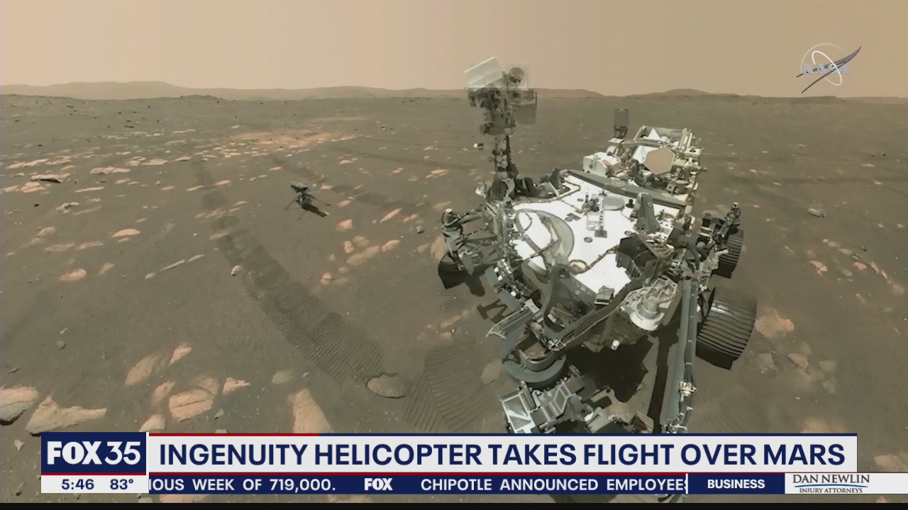 NASA's helicopter Ingenuity set for first test flight this weekend