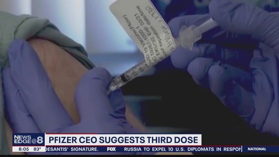 Pfizer CEO suggests third dose