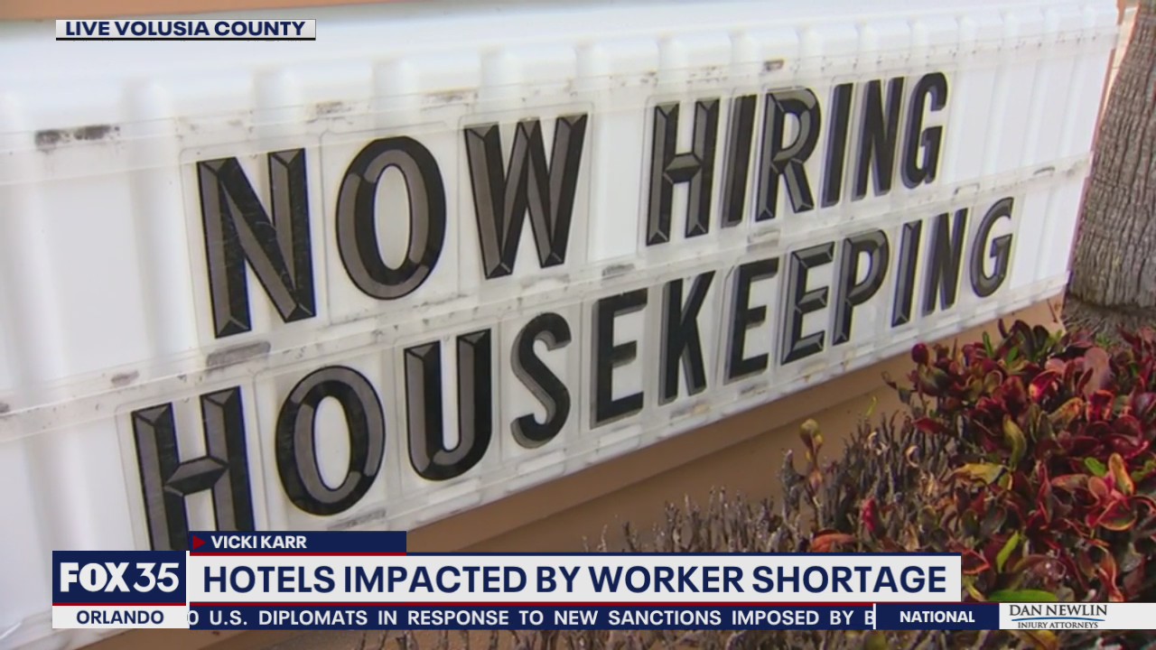 Similar to restaurants, hotels also struggle to find workers
