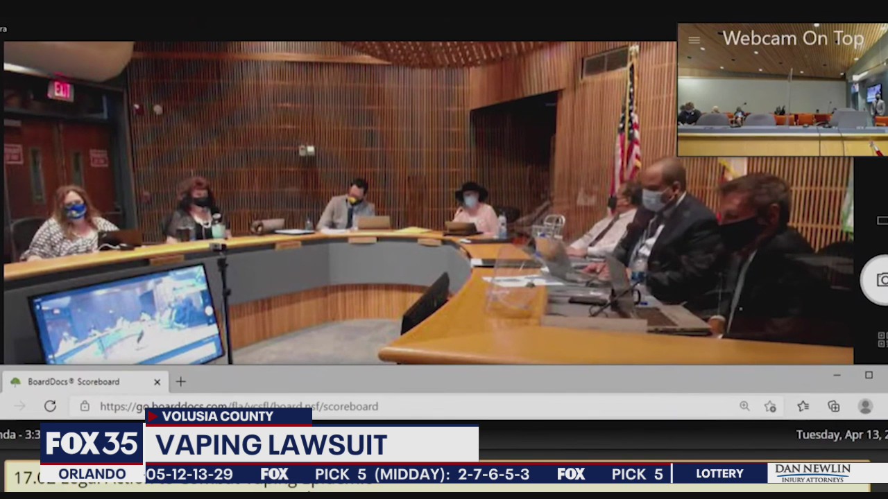 Volusia County joins class action vaping lawsuit