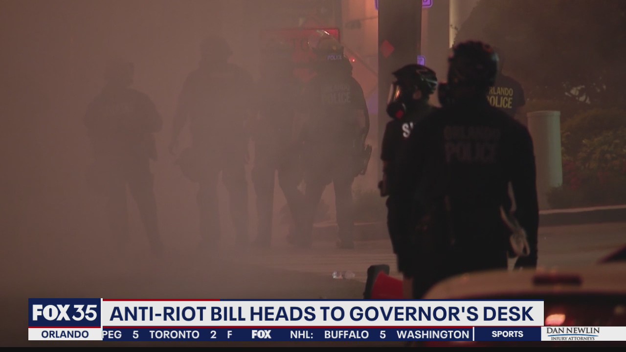 Controversial 'anti-riot' bill headed to Gov. DeSantis