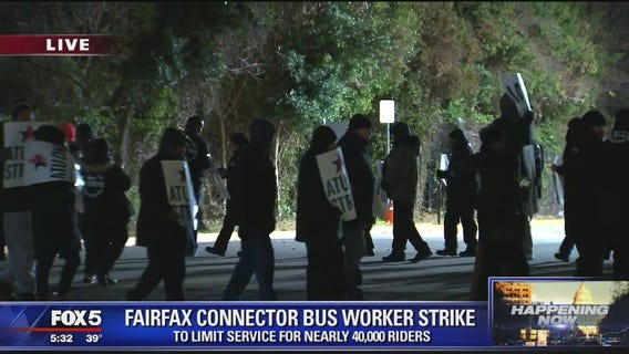 Fairfax Connector bus workers strike