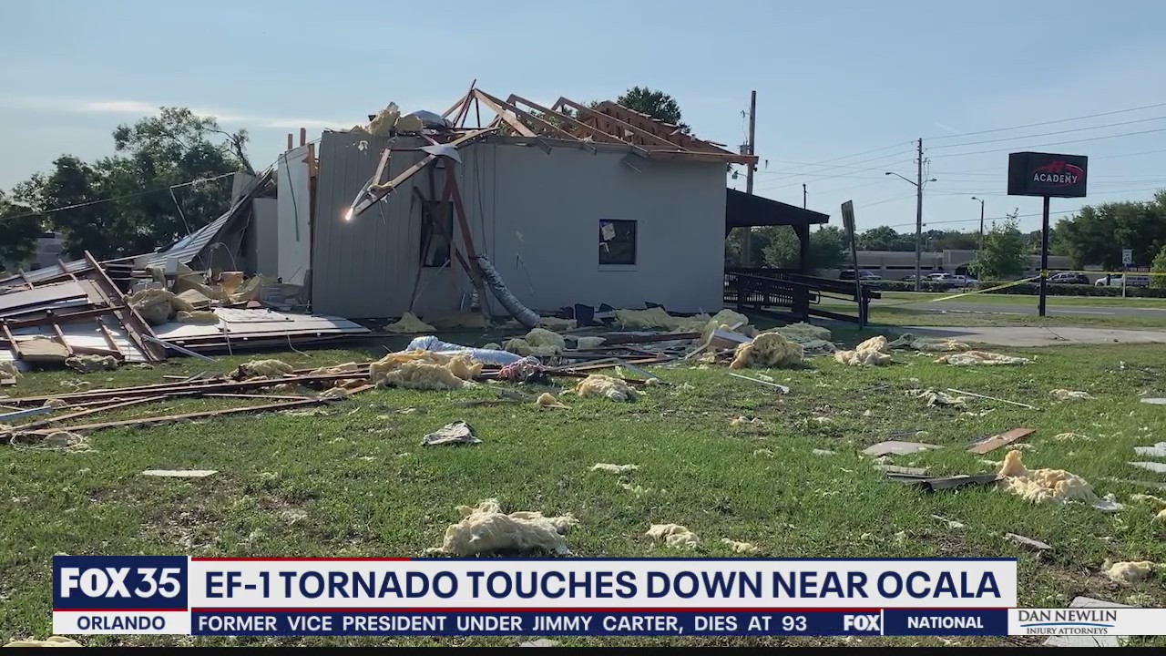 EF-1 tornado touches down near Ocala