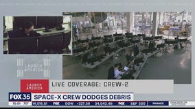 SpaceX Crew Dragon capsule dodges debris hours after liftoff