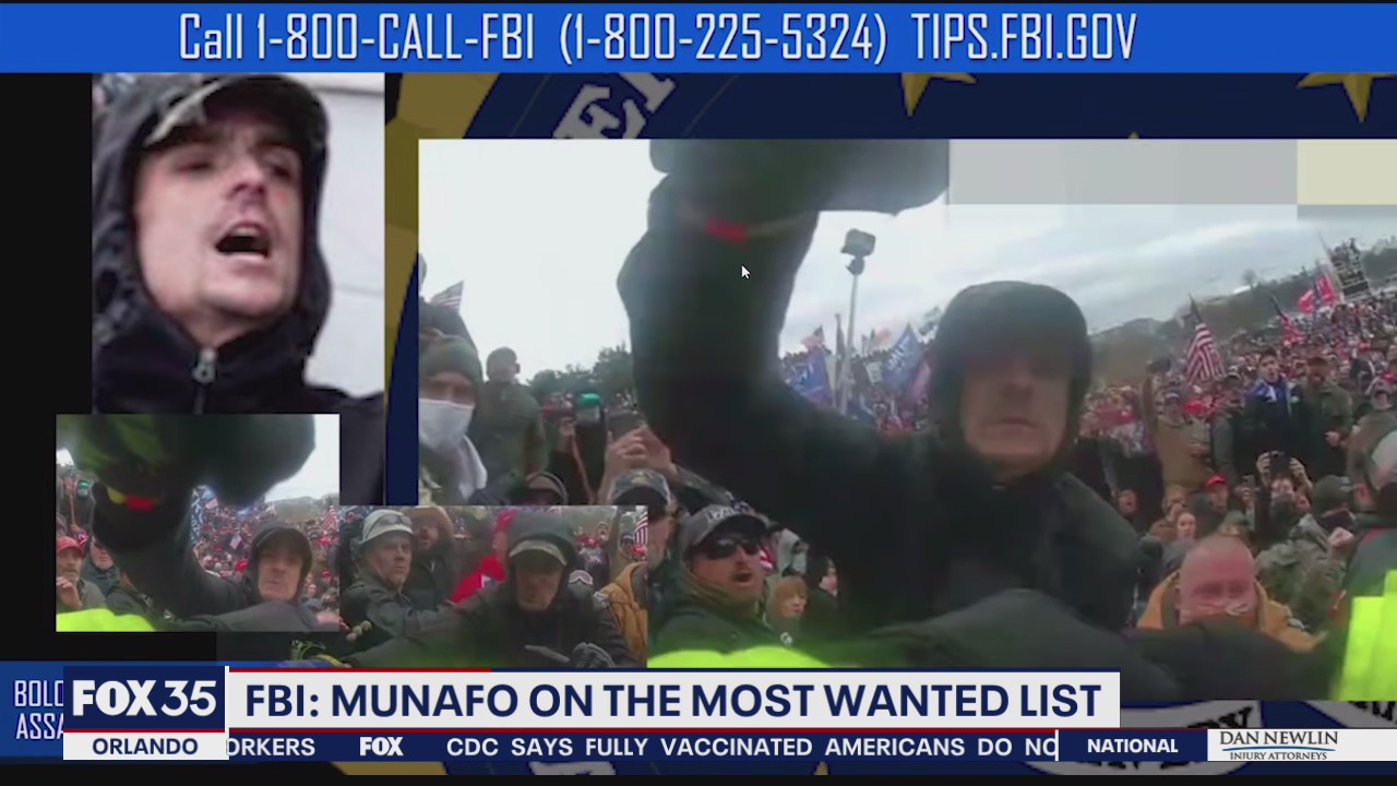 FBI: Jonathan Munafo arrested in Capitol riot investigation