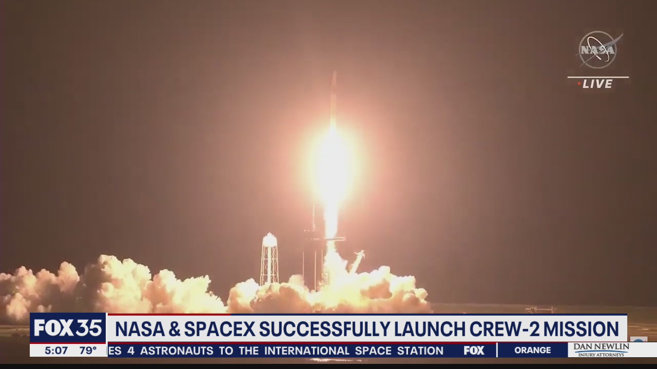 NASA, SpaceX successfully launch Crew-2 mission