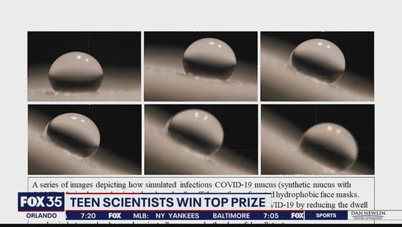 Central Florida teens win top prize for face mask enhancements