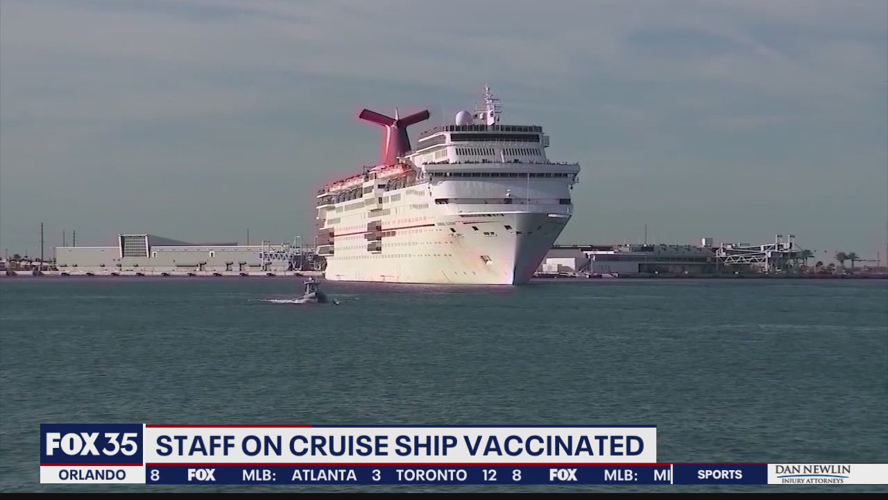 Port Canaveral distributes COVID-19 vaccine to ship crew members and workers