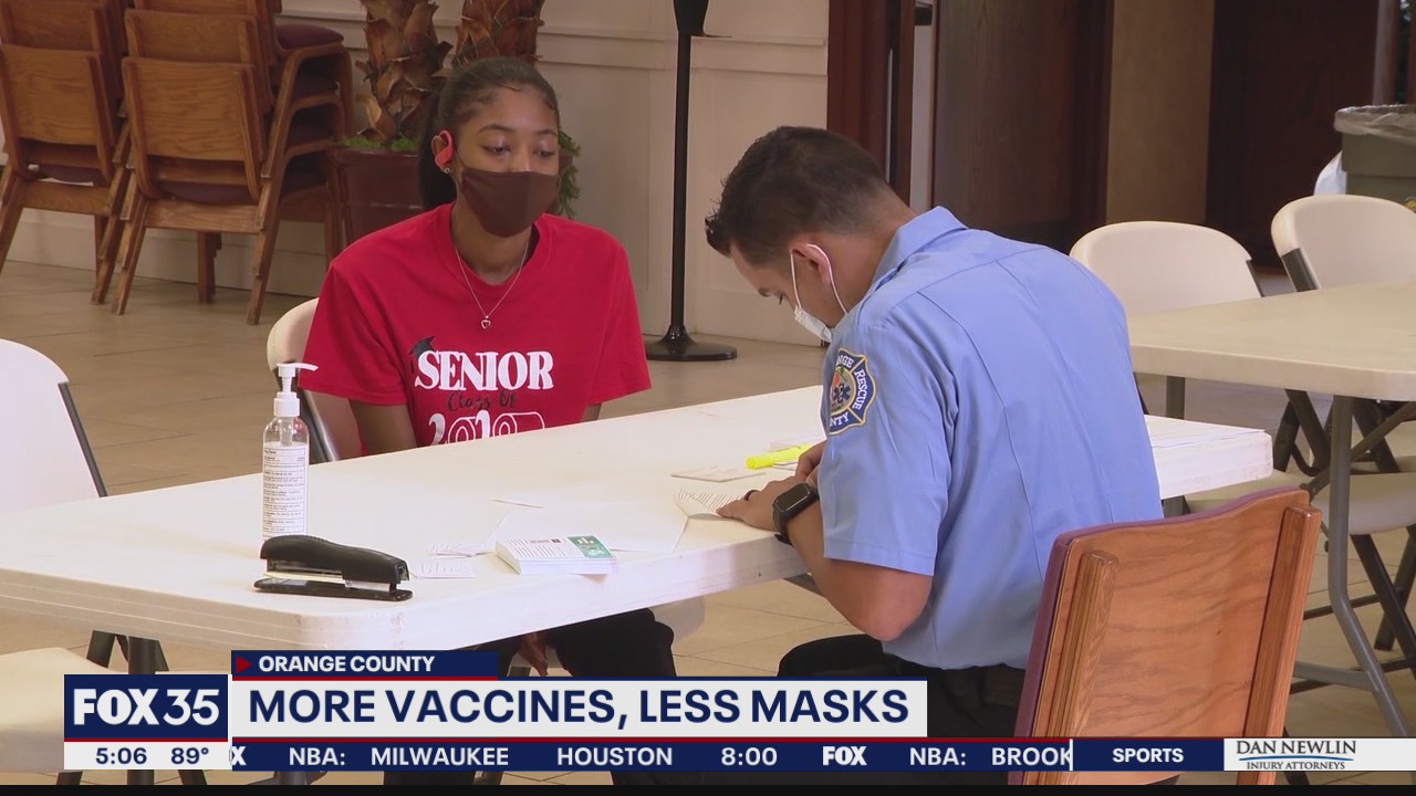 More vaccine distribution, fewer mask requirements