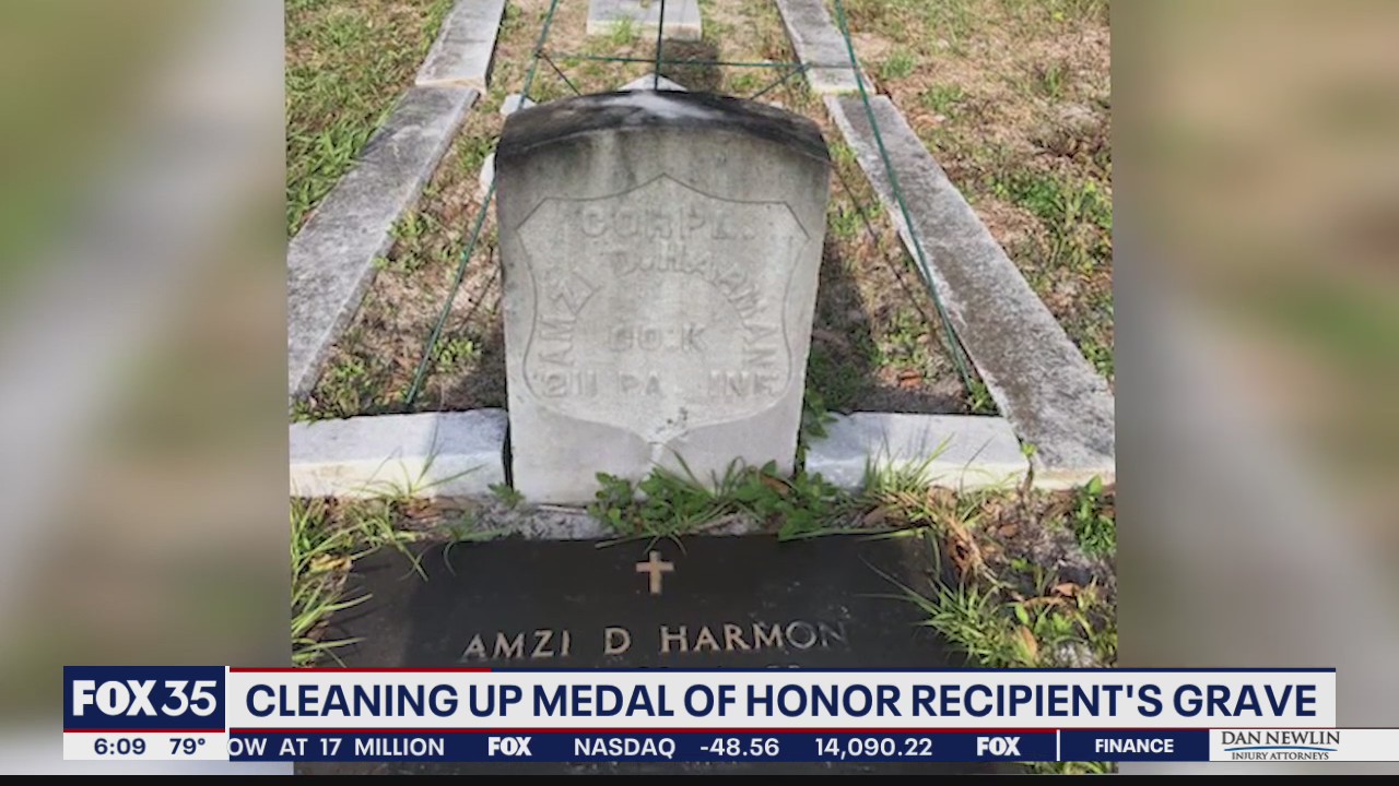 Osceola veteran working to clean up gravesite